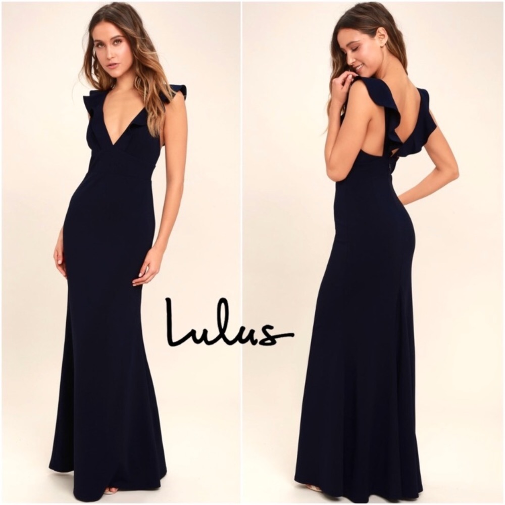 Lulu’s navy bridesmaid dress!!